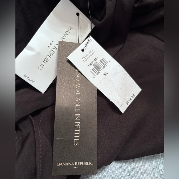 Banana Republic SATIN TWISTED MAXI DRESS Black Size XL - Picture 6 of 17